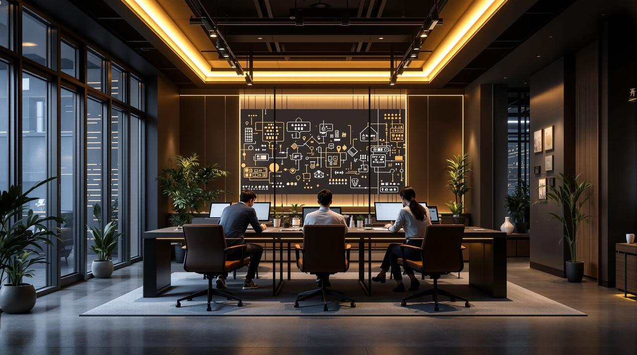 短剧免费在线观看网站团队工作场景